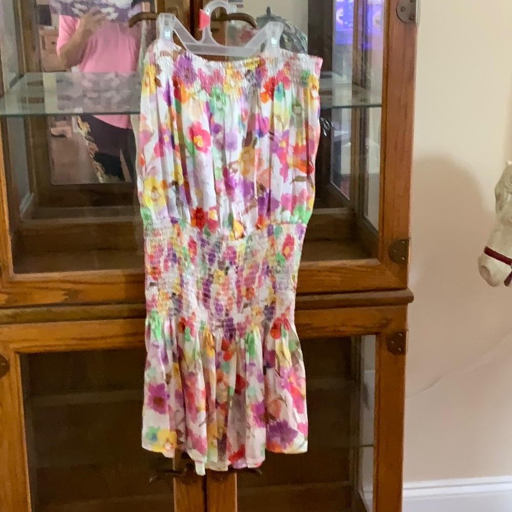 Floral Multicolor Women's mini dress